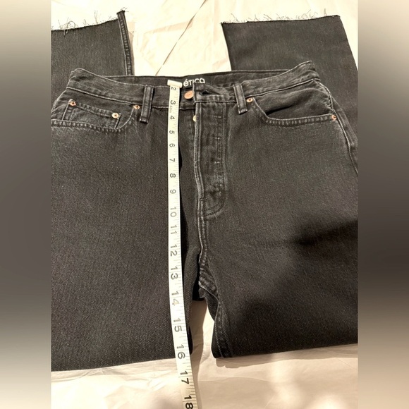 Etica Black Ankle Cropped Jeans - NWT - 28 - Picture 7 of 15